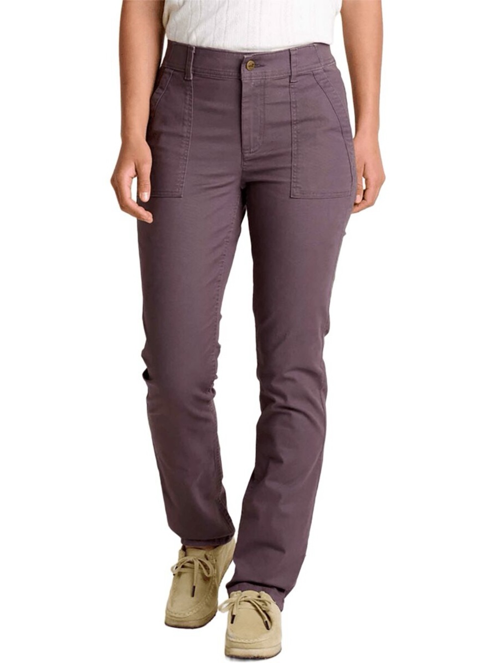 Toad&Co EARTHWORKS SLIM PANT-RAISIN-14 Large